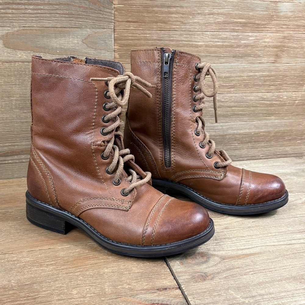 Steve Madden Troopa 2.0 Leather Combat Boots